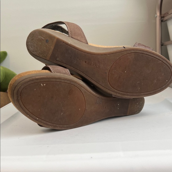 Lucky Brand Tan Leather Sandals - Picture 5 of 8